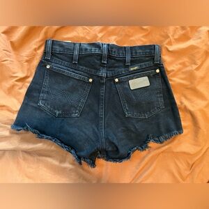 Black Wrangler Retro Shorts